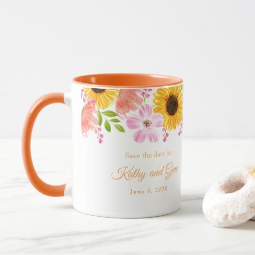 Floral Mug_Save the date Mug