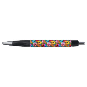 Floral Multicolored Flowers Pattern-36355 Pen