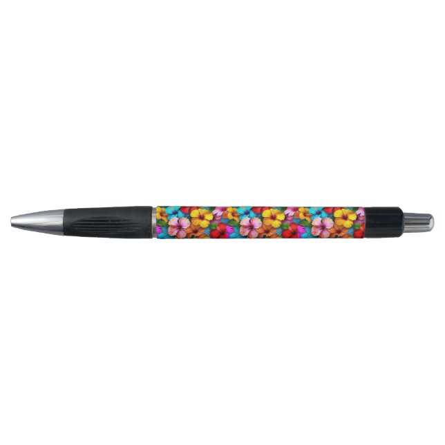 Floral Multicolored Flowers Pattern-36355 Pen (Front)