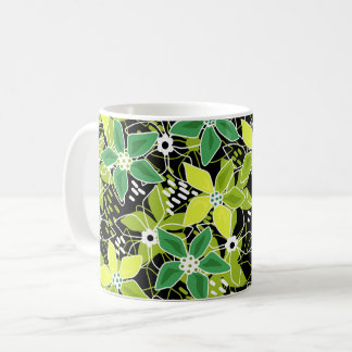 Floral multicolored sketch retro autumn  coffee mug