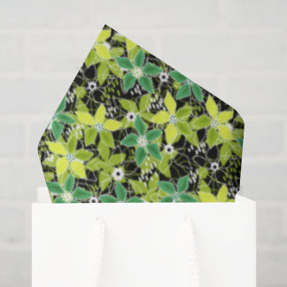 Floral multicolored sketch retro autumn  tissue paper