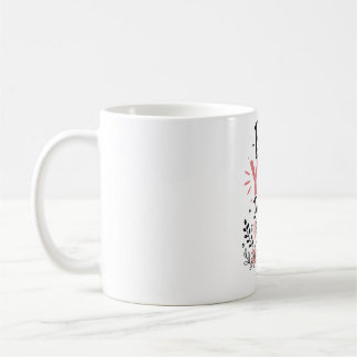 ​Floral Name Custom Coffee Mug | Watercolor Flower