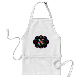 Floral Name Nana Adult Apron