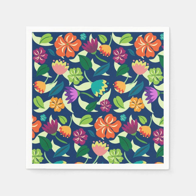 Floral  napkins (Front)