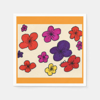 Floral napkins