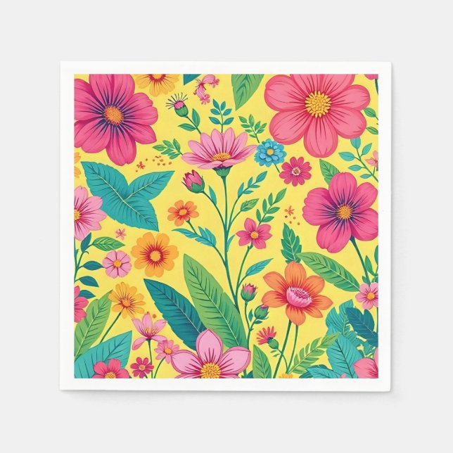 floral napkins (Front)