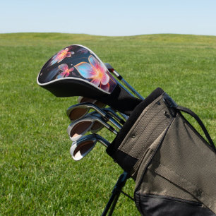 Floral Nature Golf Head Cover - AI-Generated Art