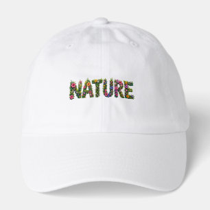 Floral Nature Lettering Dad Hat