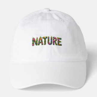 Floral Nature Lettering Dad Hat