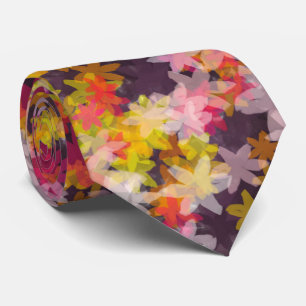 floral neck tie