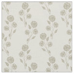 Floral Neutral Fabric