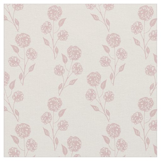 Floral Neutral Fabric