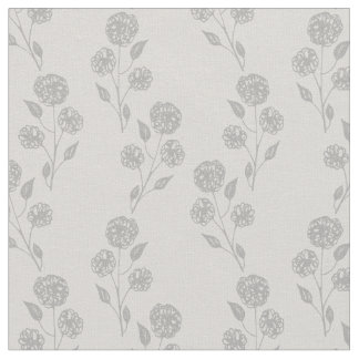 Floral Neutral Fabric