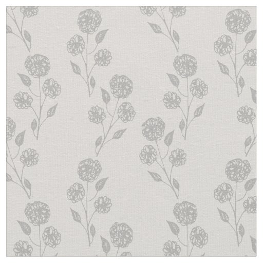 Floral Neutral Fabric