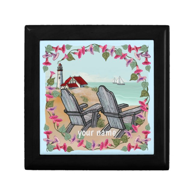 Floral Noon lighthouse   Gift Box (Front)