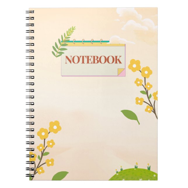 Floral  notebook (Front)