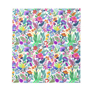 Floral notepad