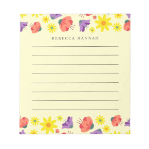 Floral Notepad