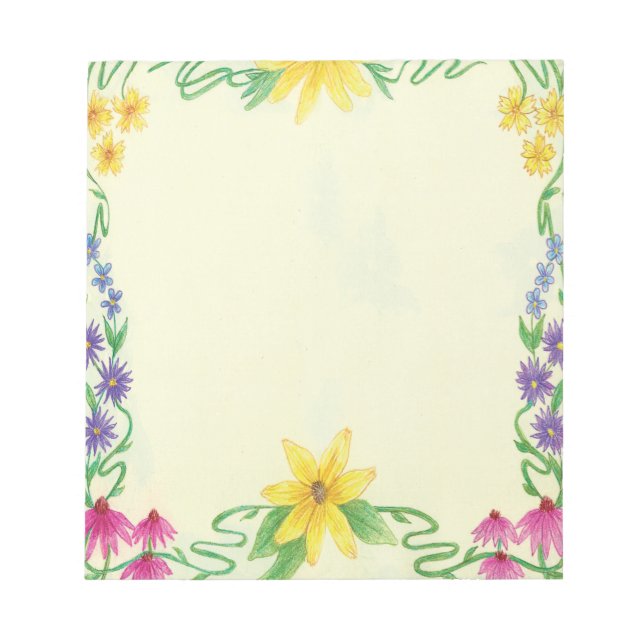 Floral Notepad (Front)