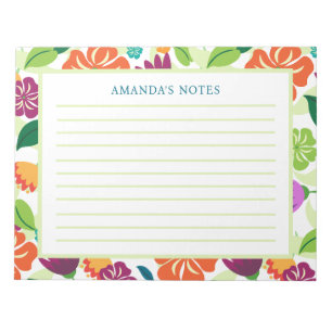 Floral Notepad