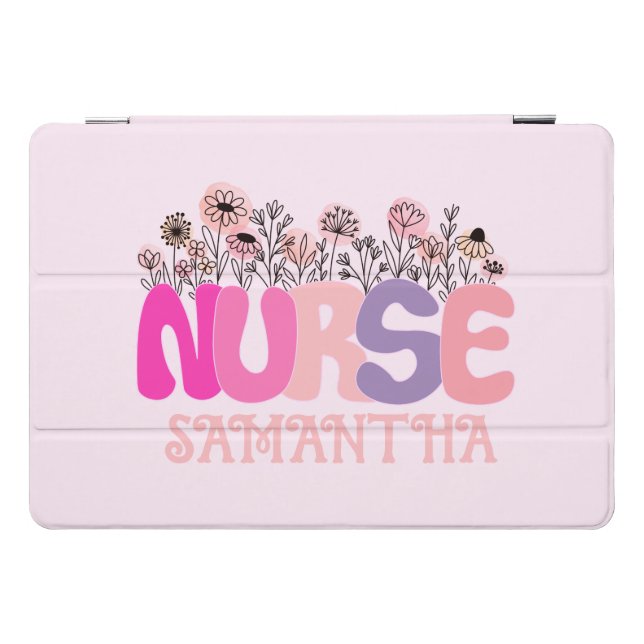 Floral Nurse iPad Pro Cover (Horizontal)