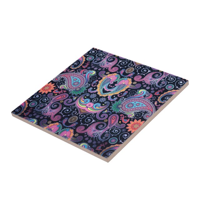 Floral of Love Ceramic Tile (Side)