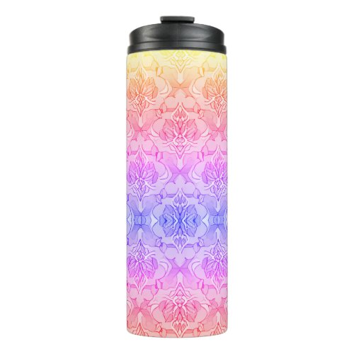 Floral Ombre Thermal Tumbler