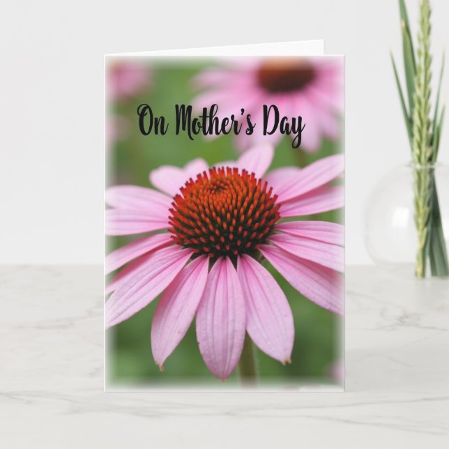 Floral On Mothers Day Card (Front)
