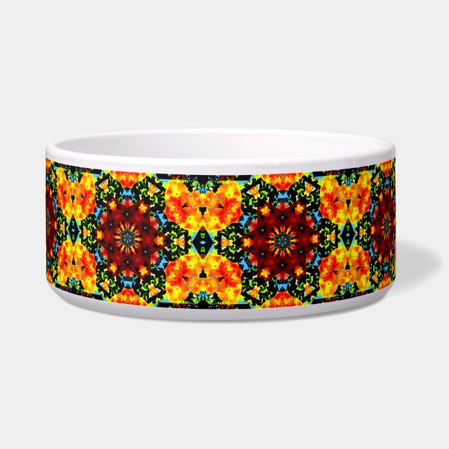 Floral Orange Bowl (Front)