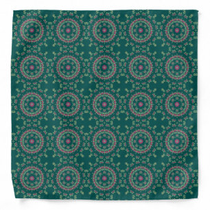 Floral ornament bandana