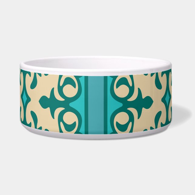 Floral Ornament: Fashionable Modern Seamless Bowl (Front)