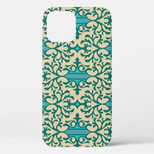 Floral Ornament Fashionable Modern Seamless iPhone 12 Case