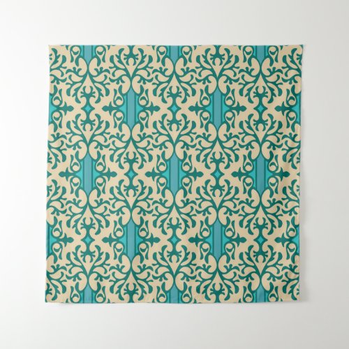 Floral Ornament Fashionable Modern Seamless Tapestry