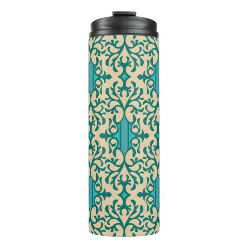 Floral Ornament Fashionable Modern Seamless Thermal Tumbler