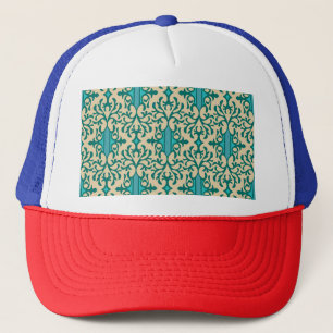 Floral Ornament: Fashionable Modern Seamless Trucker Hat