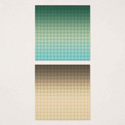 Floral ornament, gradient (Front & Back)