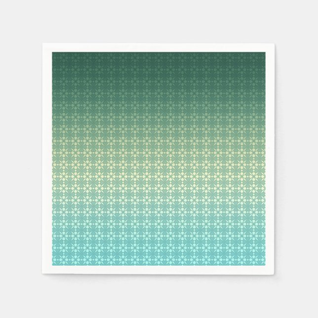 Floral ornament, gradient napkins (Front)