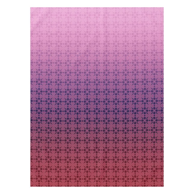 Floral ornament, gradient tablecloth (Front)