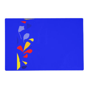 Floral ornament laminated Placemat