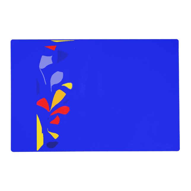 Floral ornament laminated Placemat (Front)