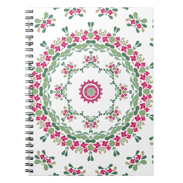 Floral ornament notebook (Front)
