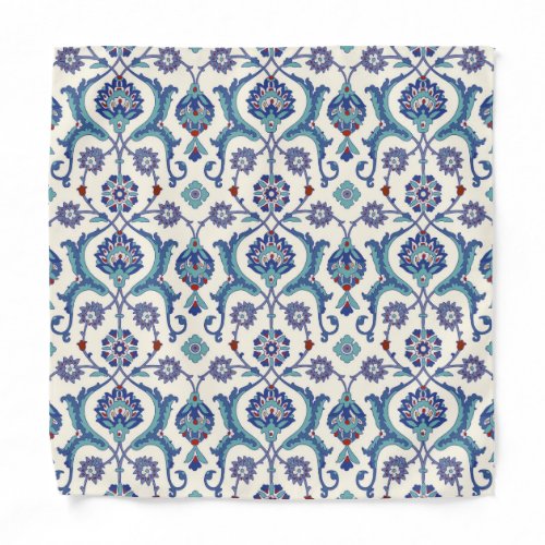 Floral Ornament Traditional Arabic Pattern Bandana