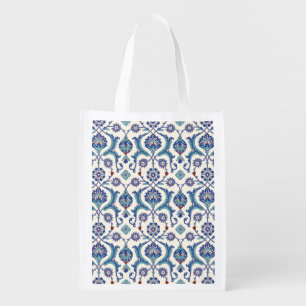 Floral Ornament: Traditional Arabic Pattern. Grocery Bag