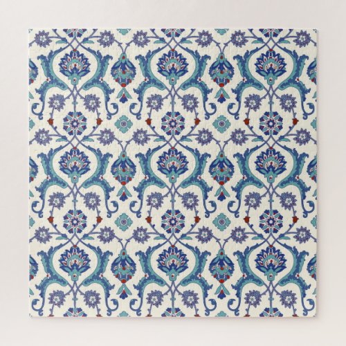 Floral Ornament Traditional Arabic Pattern Jigsaw Puzzle