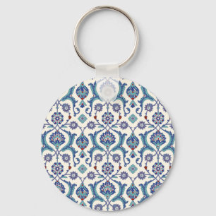 Floral Ornament: Traditional Arabic Pattern. Keychain