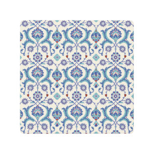 Floral Ornament: Traditional Arabic Pattern. Metal Print