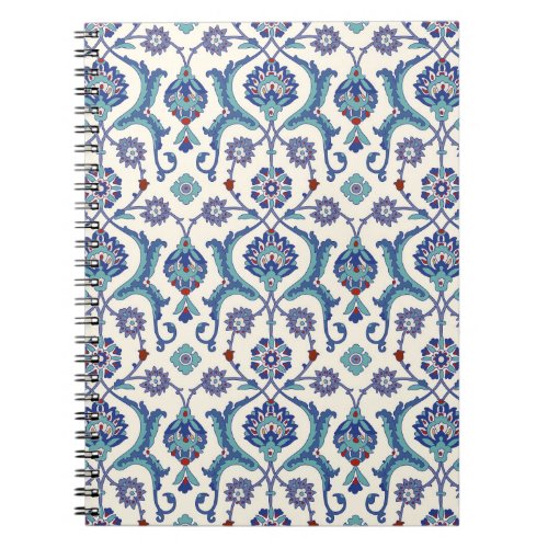 Floral Ornament Traditional Arabic Pattern Notebook