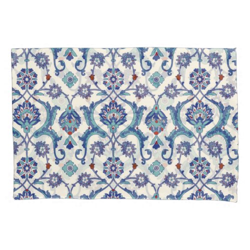 Floral Ornament Traditional Arabic Pattern Pillow Case