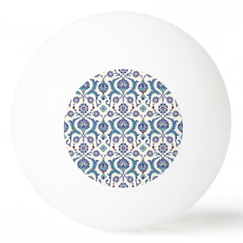 Floral Ornament: Traditional Arabic Pattern. Ping Pong Ball