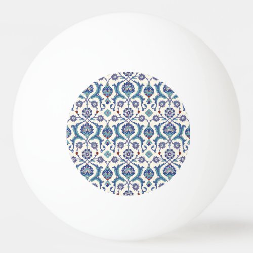 Floral Ornament Traditional Arabic Pattern Ping Pong Ball